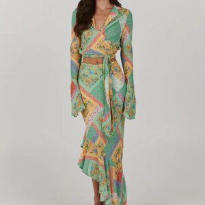 Charlie Holiday. Amani Top and Sofia Skirt Set Size 10 NWT